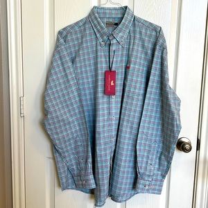 NWT Southern Marsh XL Davidson Washed Check Button Down